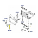 TOLVA RADIADOR DEFLECTOR DE AIRE FORD EXPLORER 2011 AL 2015 LAT DEL IZQ ORIGINAL COD. BB5Z-8311-B