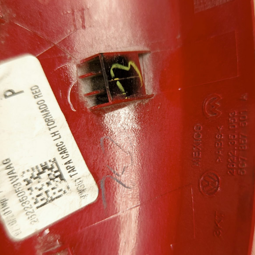 CONCHA ESPEJO VOLKSWAGEN JETTA MK6 2011 AL 2018 SEDAN 4 PTAS IZQ DESMONTADO ORIGINAL COD. 5C6-857-537-A