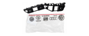GUIA FASCIA (DEFENSA) VOLKSWAGEN POLO GTI 2015 AL 2017 TRAS IZQ ORIGINAL COD. 6RG-807-393-C