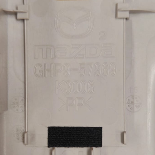 MOLDURA PORTE B MAZDA 3 2014 AL 2018 DEL DER ORIGINAL COD. GHP9-57969