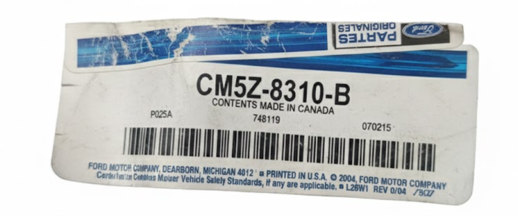 TOLVA DEFLECTOR DE AIRE FORD FOCUS 2012 AL 2014 LAT DER ORIGINAL COD. CM5Z-8310-B