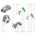 TOLVA SALPICADERA RENAULT SANDERO 2008 AL 2014 TRAS IZQ ORIGINAL COD. 8200735434