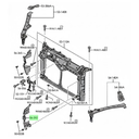 TOLVA MARCO RADIADOR MAZDA 6 2009 AL 2013 DEL DER ORIGINAL COD. GS3L56251