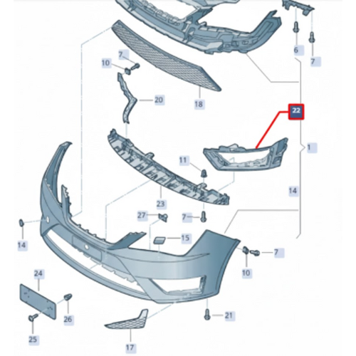 BASE FARO (CARCASA) SEAT IBIZA 2012 AL 2017 HATCHBACK/ST/SC DEL IZQ ORIGINAL COD. 6J0-807-349