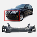 FASCIA (DEFNSA) VOLKSWAGEN TIGUAN 2009 AL 2011 2.0L AMER C/HOYO P/SENS DEL