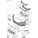 SOPORTE FASCIA (DEFENSA) MAZDA CX-9 2016 AL 2023 LAT DEL IZQ ORIGINAL COD. TK48-50-0U1B