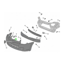 GUIA FASCIA (DEFENSA) CHEVROLET CHEVY C2 2004 AL 2008 DEL IZQ ORIGINAL COD. 93441709