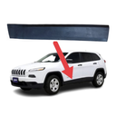 MOLDURA PUERTA JEEP GRAND CHEROKEE 2014 AL 2018 TEXT DEL IZQ DESMONTADO COD. 1YW33TRMA-A