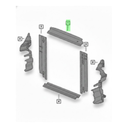 TOLVA RADIADOR DODOGE GRAND CARAVAN 2008 AL 2020/ CHRYSLER TOWN & COUNTRY 2008 AL 2016 SELLO CENT DEL ORIGINAL COD. 0467-7678-AA