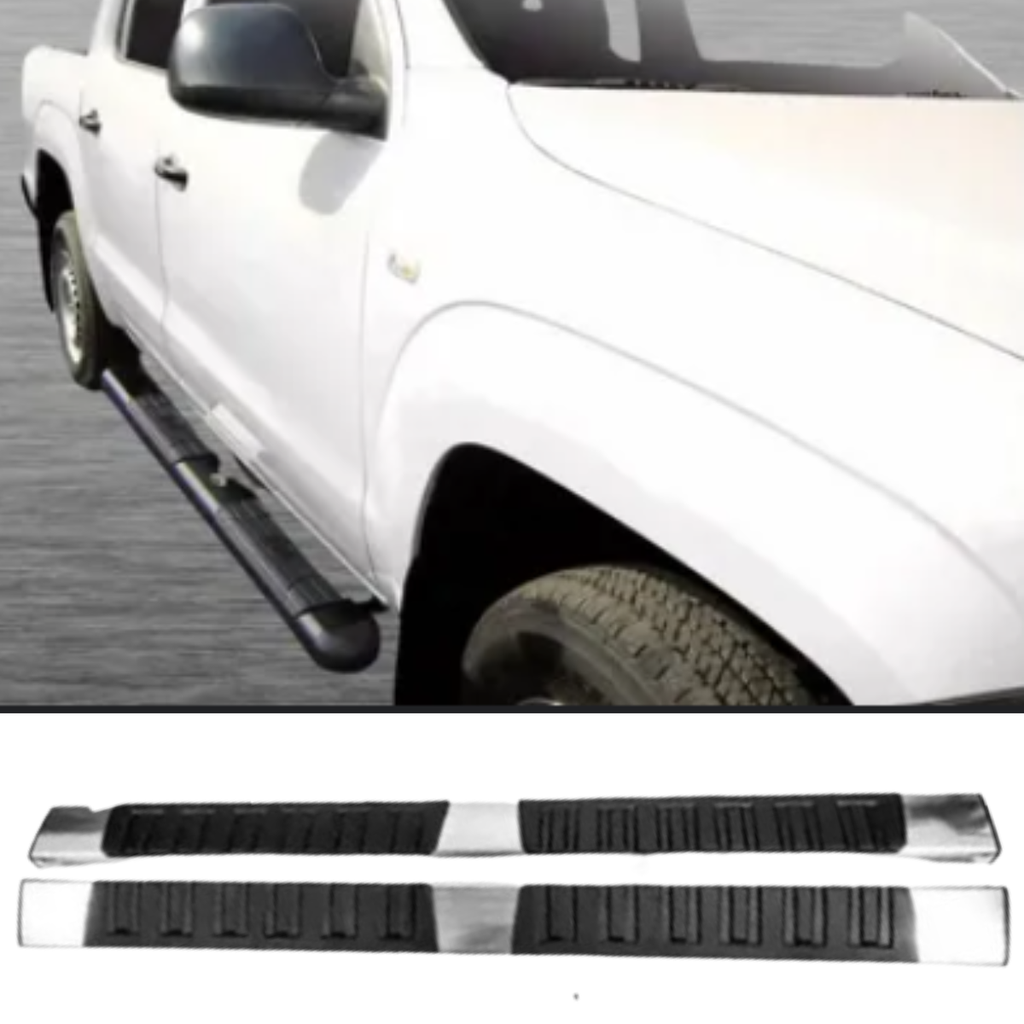 ESTRIBO VOLKSWAGEN AMAROK DE 2017 AL 2021 JGO 2 PZAS C/HERRAJES INSTALACION