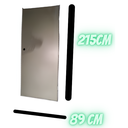 PUERTA EXT MELAMINA 2.15X89 BLANCA
