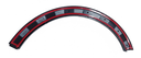 MOLDURA ARCO SALP VOLKSWAGEN CROSSFOX 2011 AL 2015 TEXT DEL IZQ ORIGINAL COD. 5Z6-805-583-9B9