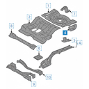 TOLVA (PANEL) FORD FUSION/ LINCOLN MK2 2006 AL 2012 EXTRENSION PISO LAT TRAS IZQ ORIGINAL COD. 6E5Z-5411251-AA