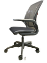 SILLA PARA ESCRITORIO HUMAN SCALE P/OFICINA CON VARIAS FUNCIONES DE COMODIDAD GRIS