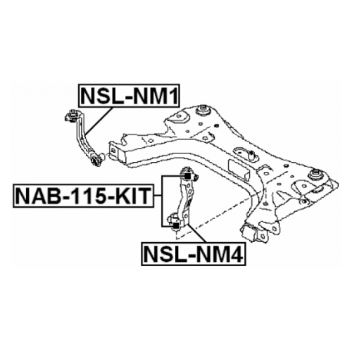 HORQUILA DE SUSPENSION NISSAN SENTRA 2013 AL 2017/ VERSA 2007 AL 2012 4 CIL 1.6/1.8L COD. RK641724