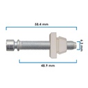 AJUSTADOR UNIDAD CHEVROLET VARIOS MODELOS Y UNIV # 2 1/4-28 X 2 2PZAS