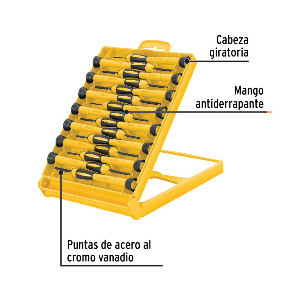 JUEGO DE DESARMADORES DE JOYERIA 15 PZ PRETUL COD. 21383