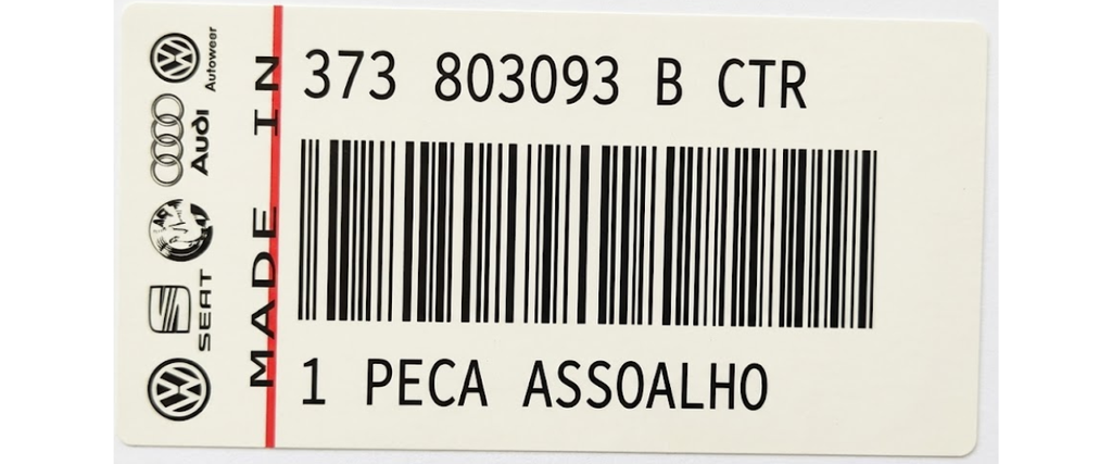 PISO CAJUELA VOLKSWAGEN GOL 2009 AL 2022/ SAVEIRO/ VOYAGE 2010 AL 2022 COMPLETO TRAS ORIGINAL COD. 5U6813115FGRU