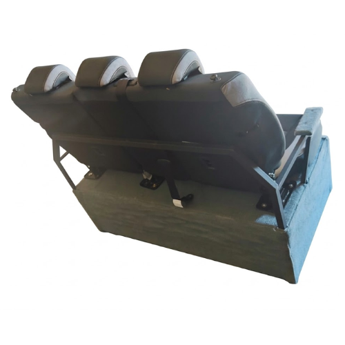 SALA DE ESTAR RACING AUTO DE TELA NEG/GRIS