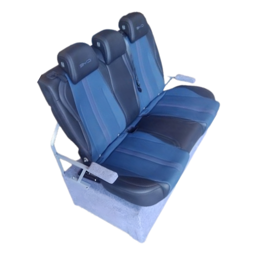 SALA DE ESTAR RACING AUTO DE TELA NEG/GRIS