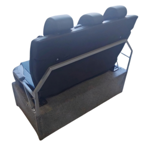 SALA DE ESTAR RACING AUTO DE TELA NEG/GRIS