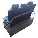 SALA DE ESTAR RACING AUTO DE TELA NEG/GRIS