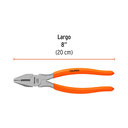 PINZA DE ELECTRICISTA 8" MANGO DE VINIL COD. 17308
