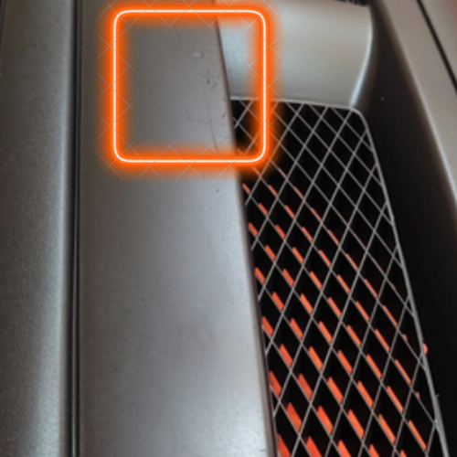 FASCIA (DEFENSA) VOLKSWAGEN POINTER 2000 AL 2005 P/PINT C/MOLD C/REJILLA DEL REACONDICIONADO *RA