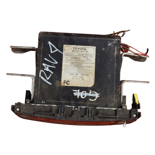 ESTEREO TOYOTA RAV4 2006 AL 2008 S/BOTON ENCENDIDO C/BOTON RADIO AM/FM P/CD/MP3 DESMONTADO ORIGINAL CDO. 86120-42170