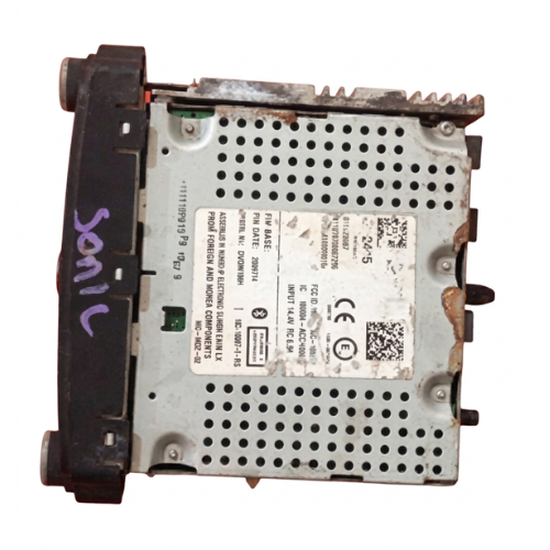 ESTEREO CHEVROLET SONIC/ TRAX 2012 AL 2016 C/BOTON ENCENDIDO/RADIO AM/FM P/CD/MP3 P/LLAMADA TELEFONICA C/BLUETOOTH DESMONTADO ORIGINAL COD. AGC-1055BT-C-M15