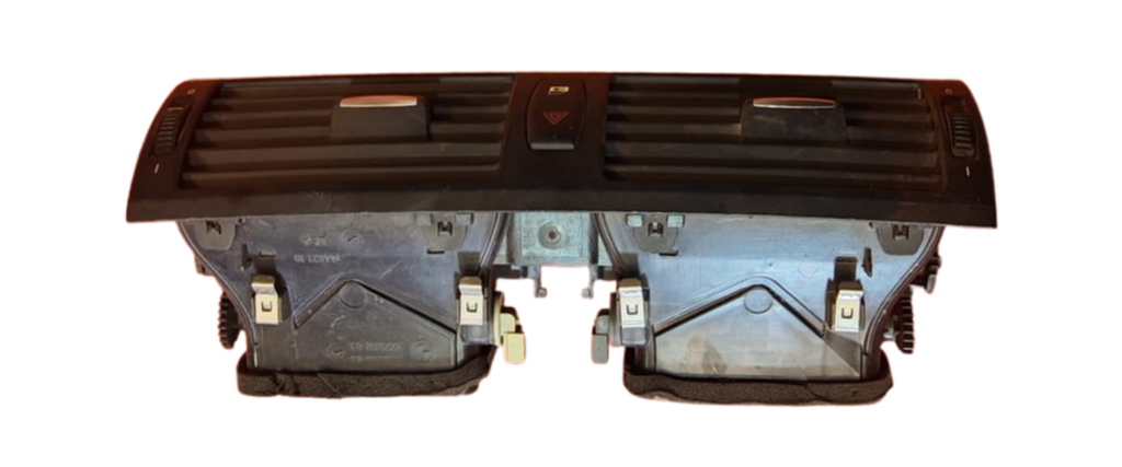 REJILLA INTERIOR DE AIRE ACONDICIONADO BMW X5 E70 2007 AL 2013/ X6 E71/E72 2010 AL 2014 C/BOTON DE CIERRE CENTRALIZADO P/INTERMITENTE CENT DEL DESMONTADO ORIGINAL COD. 64229220101