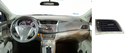 REJILLA INTERIOR DE AIRE ACONDICIONADO NISSAN SENTRA 2013 AL 2019 LAT TAB DEL IZQ DESMONTADO ORIGINAL COD. 68761-3SG0A