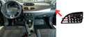 REJILLA INTERIOR DE AIRE ACONDICIONADO RENAULT FLUENCE 2011 AL 2017 LAT TAB DEL DER DESMONTADO ORIGINAL COD, 682608068R