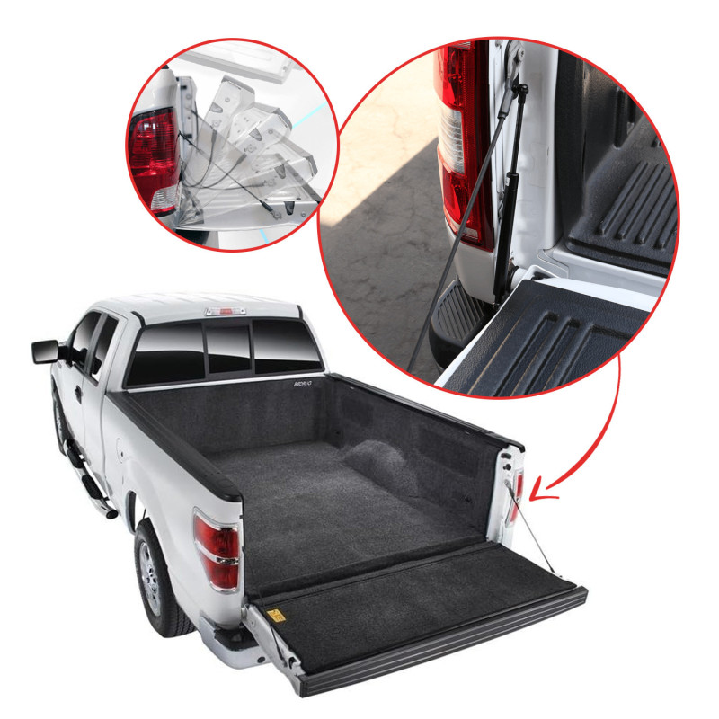 AMORTIGUADOR TAPA CAJA FORD F-350 17-22/ FORD SUPER DUTY 17-22/ CON BRACKETS 23 18.5 2 CHIN 1 PIEZA DER/ IZQTRASERA TAPA CAJA