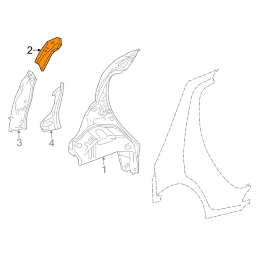 BRACK BRAZO CHEVROLET SPARK 2013 AL 2016 SUP TRAS DER ORIGINAL NUEVO COD. 95972759