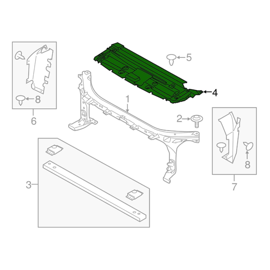 TOLVA MARCO RADIADOR FORD WINDSTAR 1999 AL 2003 SUP DEL ORIGINAL COD. EF2319E52-BA