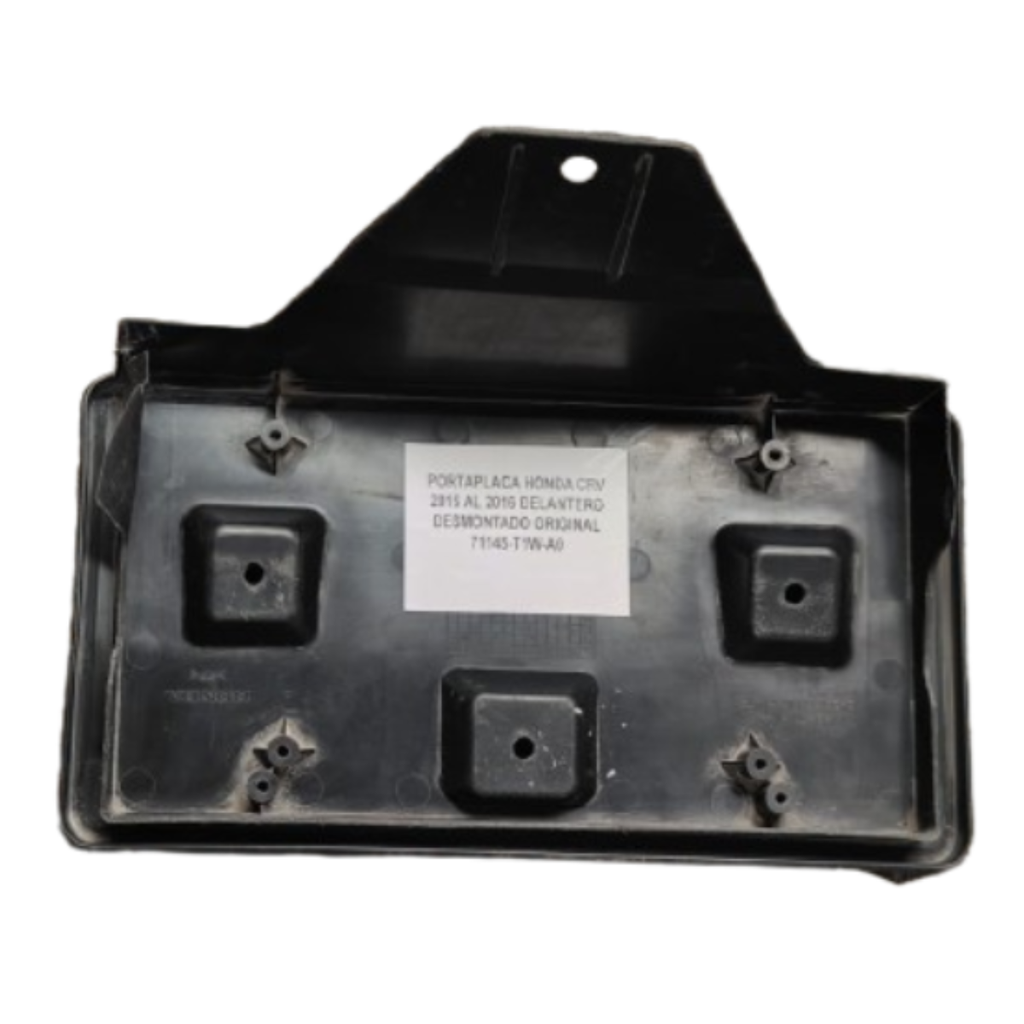 PORTAPLACA HONDA CRV 2015 AL 2016 5 PTAS DEL DESMONTADO ORIGINAL COD. 71145-T1W-A0