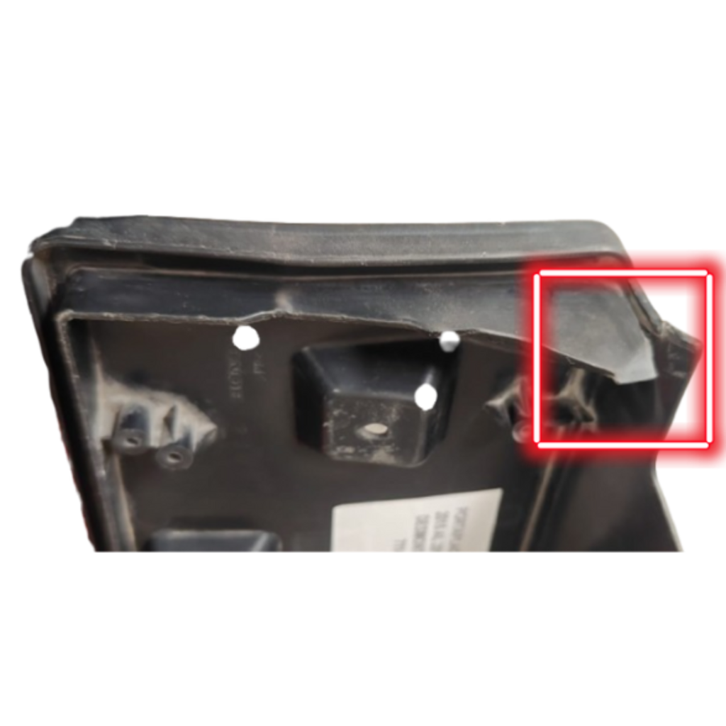 PORTAPLACA HONDA CRV 2015 AL 2016 5 PTAS DEL DESMONTADO ORIGINAL COD. 71145-T1W-A0