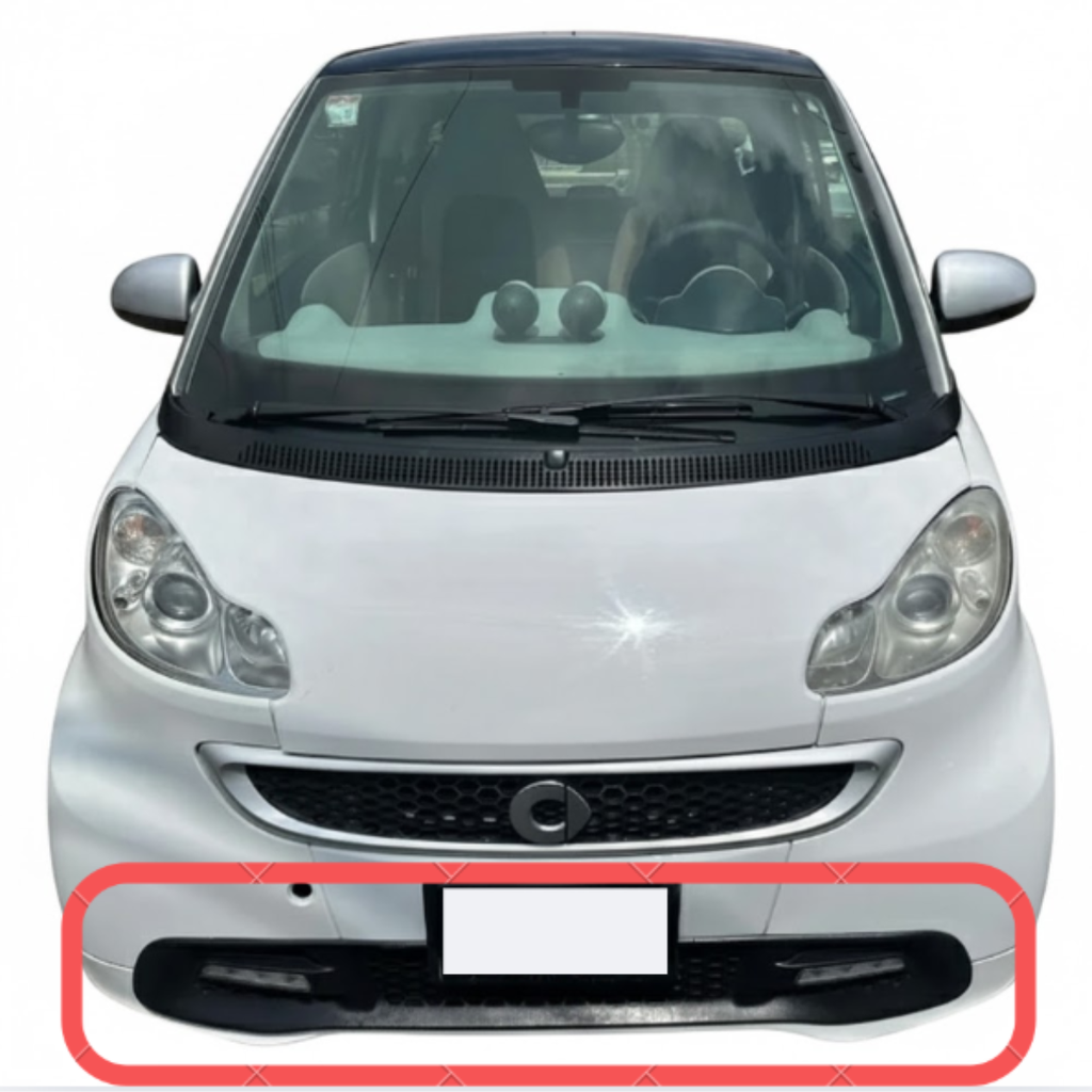 SPOILER SMART FORTWO 2007 AL 2014 INF DEL ORIGINAL COD. A4518850225