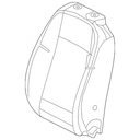 FUNDA ASIENTO VOLKSWAGEN JETTA 2019 AL 2021 S/AIRBAG P/RESPALDO TELA NEG DEL DER COD. 17A-881-806-QMS