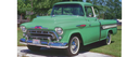 MOLDURA SALPICADERA CHEVROLET PICK UP 3100 1956 A 1959 LAT DER ORIGINAL USADA