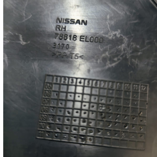 TOLVA LODERA NISSAN TIIDA 2007 AL 2018 TRAS DER ORIGINAL COD. 78818-EL000