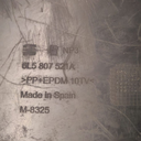 SPOILER FASCIA SEAT CORDOBA 2003 AL 2009 SEDAN 4 PTAS INF TRAS DESMONTADO ORIGINAL COD. 6L5-807-521A