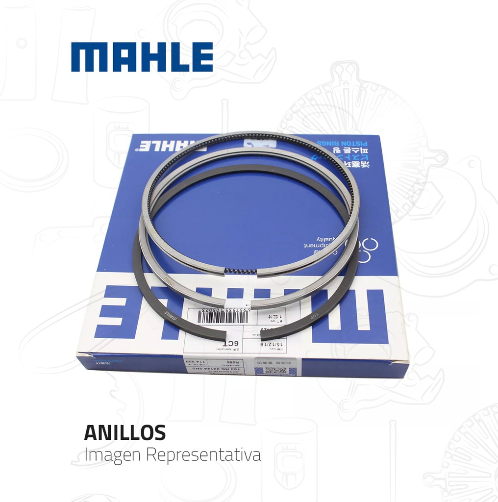 [CHMAL00ANM030] ANILLO MOTOR CHEVROLET MALIBU DE 2000 AL 2003 PISTON .030 MARCA EGP COD. PR-GM02-030 (112842)