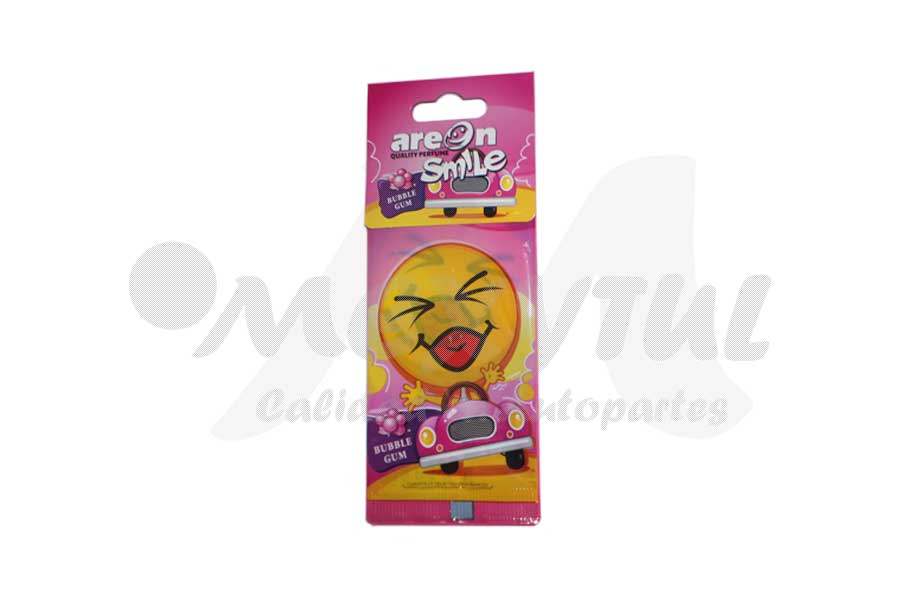 AROMATIZANTE AREON SMILE BUBBLE GUM 1 PZA