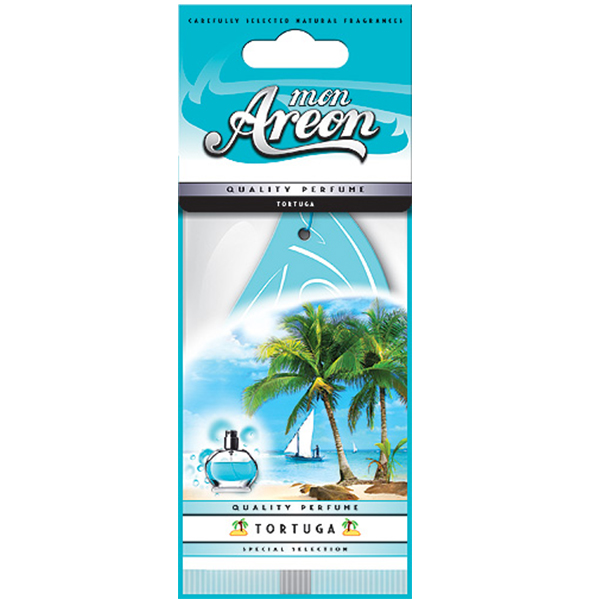 AROMATIZANTE MON AREON TORTUGA QUALITY PERFUME 1 PZA