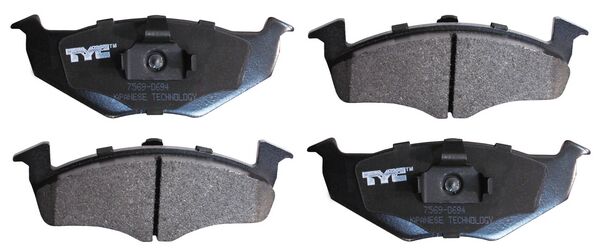 BALATAS VOLKSWAGEN DERBY DE 1997 AL 2006 SEMI-METALICA JGO DEL COD. 7578D70472 (116005) TW