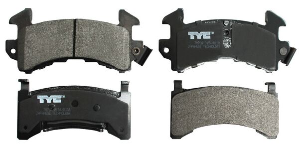 BALATAS CHEVROLET BLAZER 91-96/ PU/ S10 83-87/ MALIBU 78-81 SEMI-METALICA JGO DEL