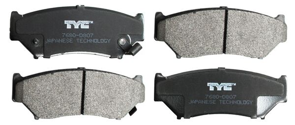 BALATAS CHEVROLET TRACKER 99-05 SEMI-METALICA JGO DEL TW