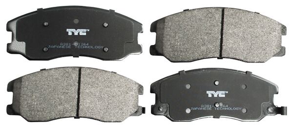 BALATAS NISSAN SENTRA DE 2000 AL 2006 / INFINITI I30 DE 1998 AL 2001 / MAXIMA DE 1995 AL 1999 / SUZUKI SX4 DE 2008 / NISSAN 240 SX DE 1997 AL 1999 SEMI-METALICA JGO DEL COD. 7318D430 (115951)